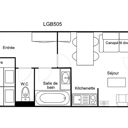 Confortable 2 Pieces, Skis Aux Pieds, Proche Commerces - Fr-1-182a-42 Apartment